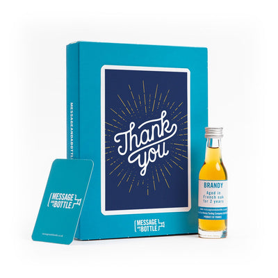 Say thank you with our range of personalised alcohol gifts