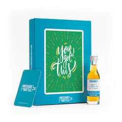 Bright green "You got this" card