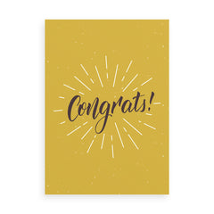 Starburst Congratulations card