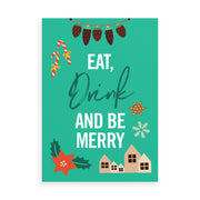 Eat, Drink and be Merry Christmas card