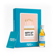 Birthday cake card with candles